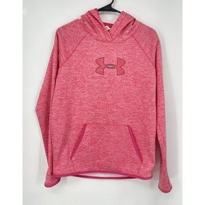 Under Armour Size S Loose ColdGear Fleece Hoodie Long Sleeve Thumb Holes Pocket‎